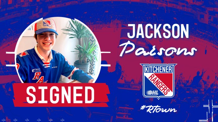 Senators jackson parsons signs entry level deal