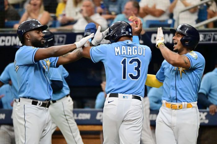 Tampa Bay Rays use all-Latin American starting lineup on Roberto ... Rays curtis mead optioned to triple a