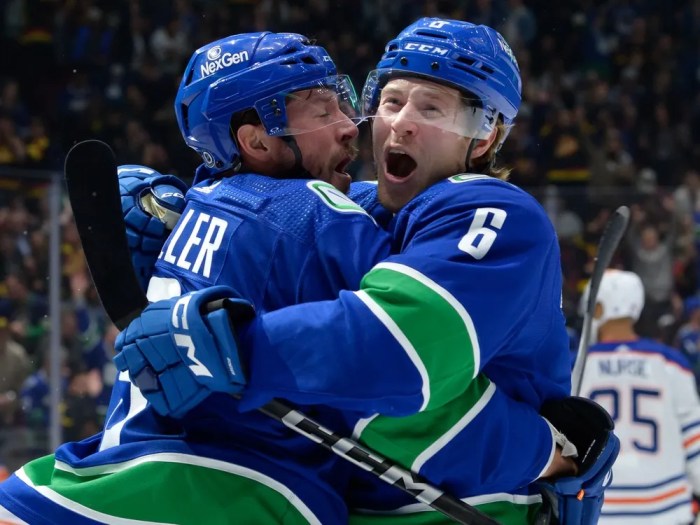 Vancouver Canucks’ 3 stars of the week: Brock Boeser scores 4 goals in ... Brock boeser canucks reportedly agree 7 year 725m aav contract amid nhl rumors