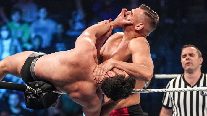 THE GEORGE TAHINOS “WWE EXTREME RULES” PHOTO DIARY: KARRION KROSS ... Path gunther vs goldberg wwes latest karrion kross botch more quick takes
