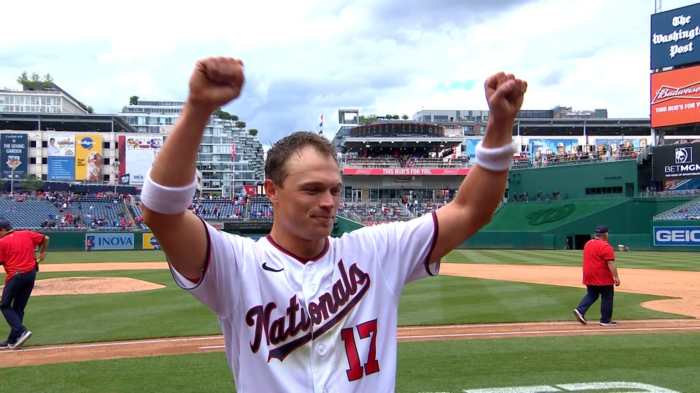 Nationals alex call another three hit effort