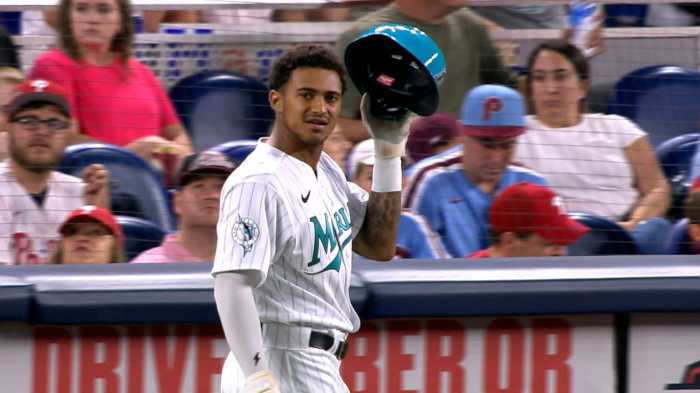 Dane Myers, Marlins react to Luis Arraez trade rumors Marlins dane myers out of miami lineup