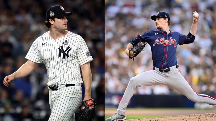 Max Fried contract with Yankees for eight years, 8 million Yankees max fried one bad frame in no decision