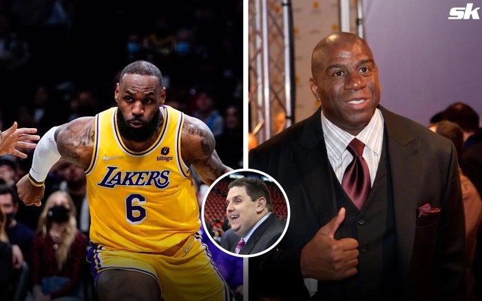 Brian Windhorst believes LeBron James and Magic Johnson are not on the ... Windhorst says lebron james facing beginning end lakers amid rumors