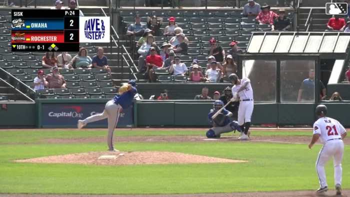 Brady House drills a three-run homer to right field | 09/14/2023 ... Nationals brady house taking seat wednesday
