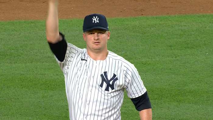 Yankees place Clarke Schmidt on IL with lat strain Clarke schmidt injury yankees starter leaves game with forearm tightness as problems pile up in new york