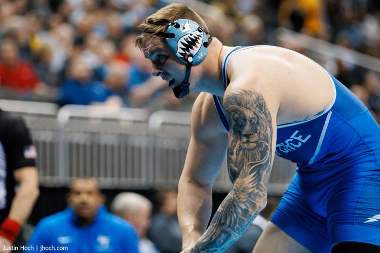 Ex wwe star gable steveson upset wyatt hendrickson ncaa wrestling championship