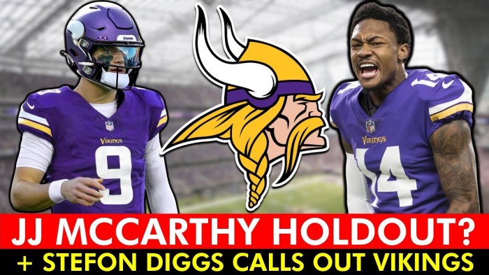 Vikings rumors jj mccarthys feelings were considered aaron rodgers discussions