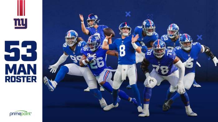 New York Giants announce 53-man roster for 2022 Giants landen roupp falls off late