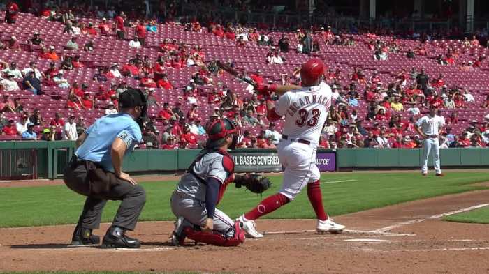 Reds Christian Encarnacion-Strand Takes Seat Friday