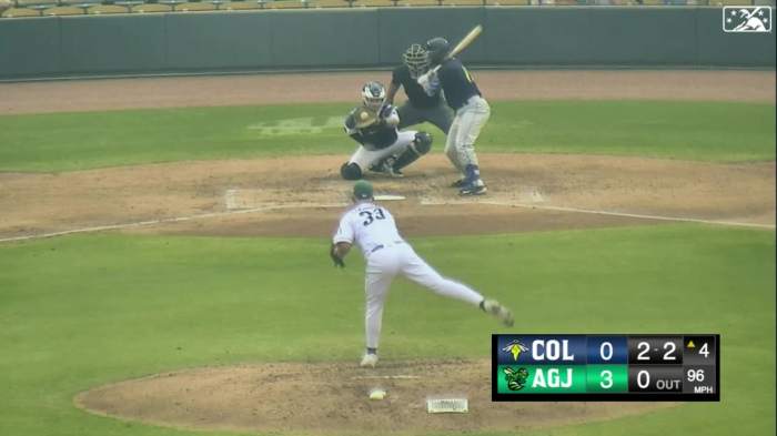 Spencer Schwellenbach's third K | 04/27/2023 | GreenJackets Fantasy baseball spencer schwellenbachs fractured elbow forces longterm stash or cut decision