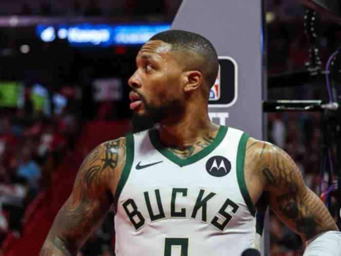 Bucks depth chart salary cap after damian lillard waived myles turner contract