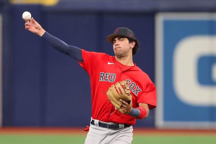 Marcelo mayer called red sox amid alex bregman injury set mlb debut