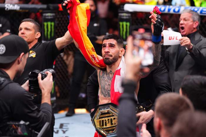 UFC Champion Ilia Topuria Faces Backlash Over Alleged Assault on Fans ... Ilia topuria named new no 1 fighter ufc mens pound pound rankings
