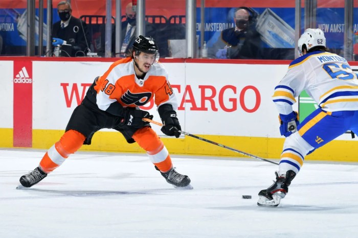 Morgan Frost Loaned to Lehigh Valley - Lehigh Valley Phantoms Flames morgan frost accepts two year contract