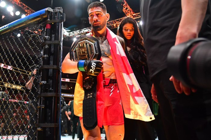 UFC 298: Ilia Topuria Aims to Reach Beyond Islam Makhachev's ‘Level ... Ilia topuria named new no 1 fighter ufc mens pound pound rankings