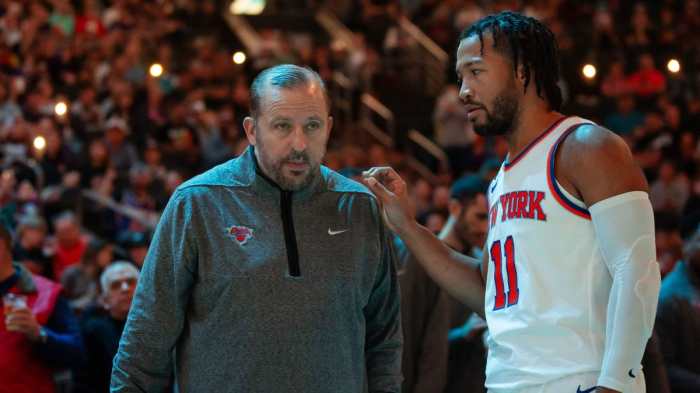 Knicks tom thibodeau says jalen brunson his best when his best needed