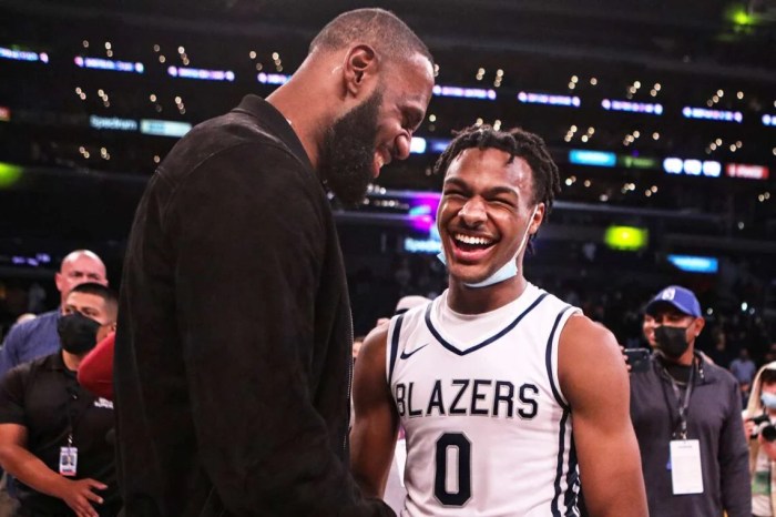 Bronny James Reacts to LeBrons Potential Lakers Departure