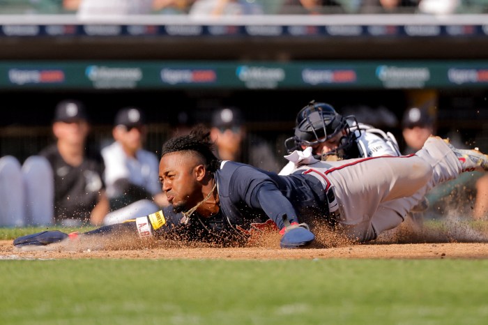 Braves: Michael Harris reveals scary thought after hyperextending knee ... Braves michael harris swipes 12th bag