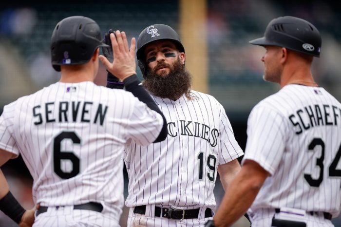 Carlos Gonzalez Rockies Wallpaper Rockies mickey moniak impressive power display continues
