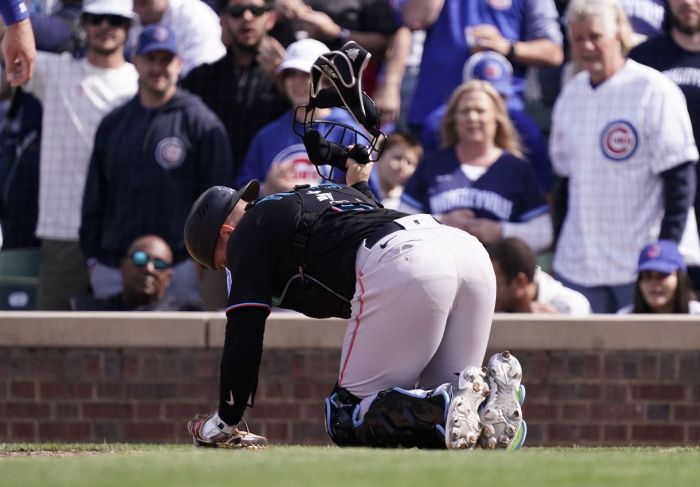 Marlins janson junk fans seven in tough loss