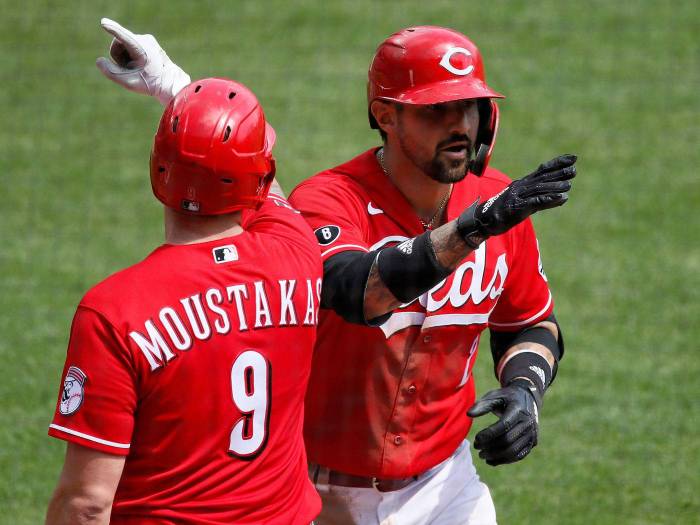 Reds will benson on bench wednesday