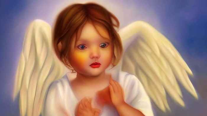Download Pretty Angel Smile Wallpaper | Wallpapers.com