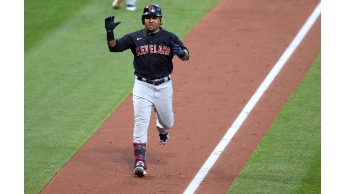 Jose Ramirez, Guardians surge past Nationals | Reuters Guardians jose ramirez stuck in slump