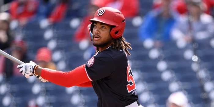 Nationals James Wood Productive in Twin Bill