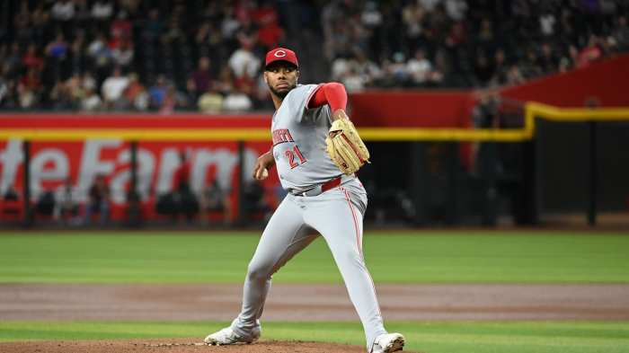 Hunter Greene strikes out five across seven innings | 05/14/2024 ... Reds hunter greene faces five batters in live bp