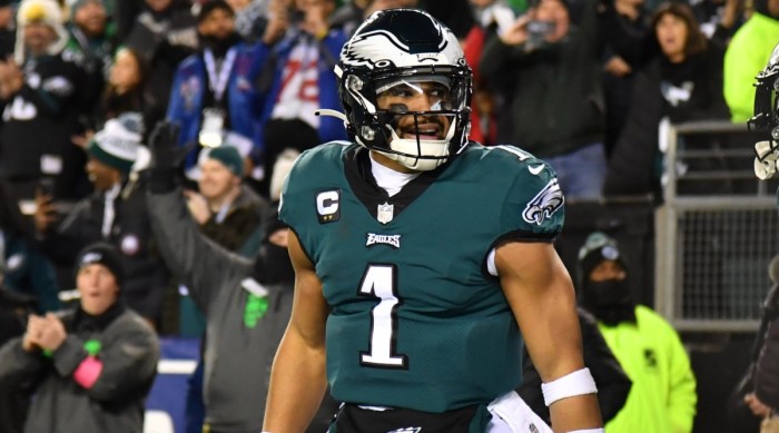 Eagles HC likens Jalen Hurts to Michael Jordan after Giants thrashing Jalen hurts discusses learning michael jordan after eagles super bowl 59 win
