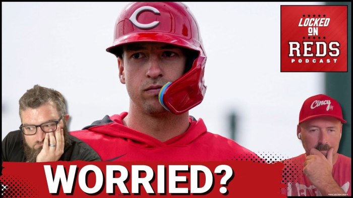 Reds spencer steer wont start wednesday