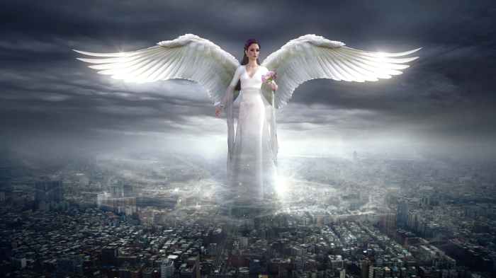 Download Guardian Angels White Aura Wallpaper | Wallpapers.com Angels chad stevens selected to mlb roster