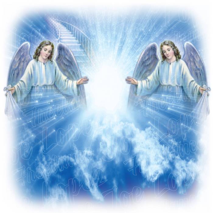 Download Heavenly Angels In White Robes Wallpaper | Wallpapers.com Angels chad stevens selected to mlb roster