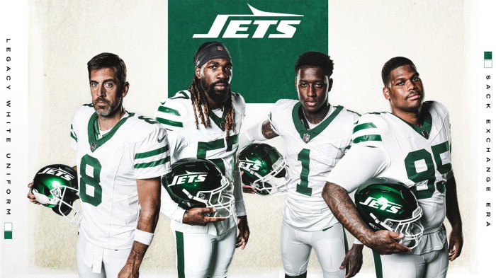 New York Jets Reveal “New York Sack Exchange” Throwback Uniforms ... Mets jeff mcneil sitting versus southpaw 972422