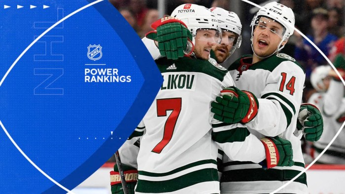 NHL Power Rankings Playoff Races Heating Up