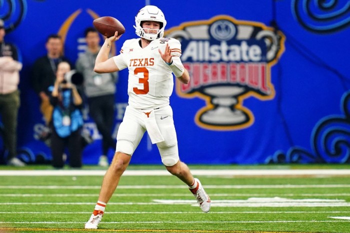 NFL Draft Insider: Texas' Quinn Ewers Has Potential 'to Become a Top-10 ... Quinn ewers impresses fans texas pro day amid jets cowboys nfl draft rumors