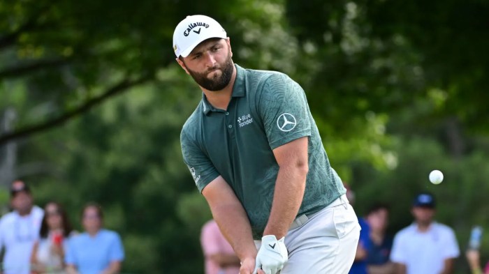 PGA Championship: Jon Rahm takes out frustrations on camera and ... Jon rahm embarrassed pga championship finish ends 7 shots behind scheffler