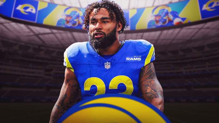 Los Angeles Rams RB Kyren Williams Taking On Massive Workload; Is It ... Kyren williams eyes rams contract extension says it will happen eventually