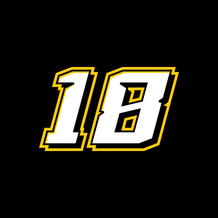 Sport Racing Number 18 logo design vector 21574717 Vector Art at Vecteezy Incoming college football player mycheal edwards wallace dies at 18 in fatal shooting