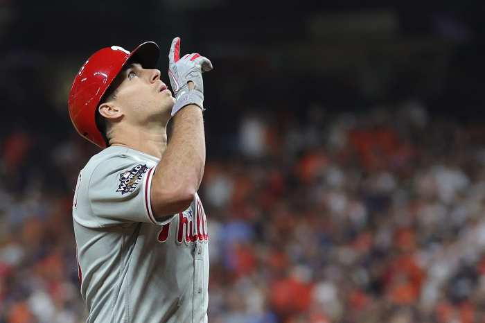 Philadelphia Phillies' J.T. Realmuto to Miss Second Straight Game With ... Phillies j t realmuto three hits in matinee