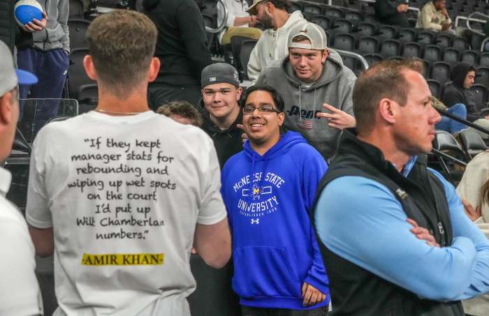 Amir Khan fired up McNeese with a fantastic boombox entrance before ... Mcneese state manager amir aura khan expected follow will wade nc state