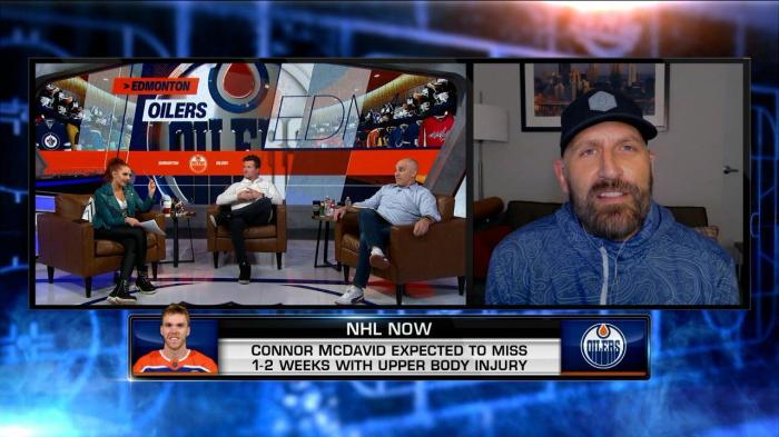 Oilers fall to Blue Jackets after losing Connor McDavid to injury | Reuters Connor mcdavid have mri lower body injury out oilers vs kraken