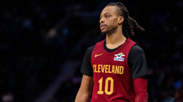 Darius garlands toe injury reportedly causing significant concern cavaliers