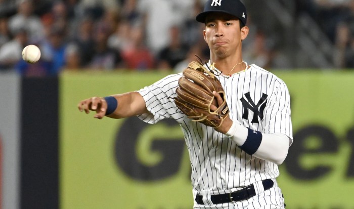 Yankees rookie Oswaldo Cabrera is living the dream - Our Esquina Yankees oswaldo cabrera put il fractured ankle injury after exit ambulance