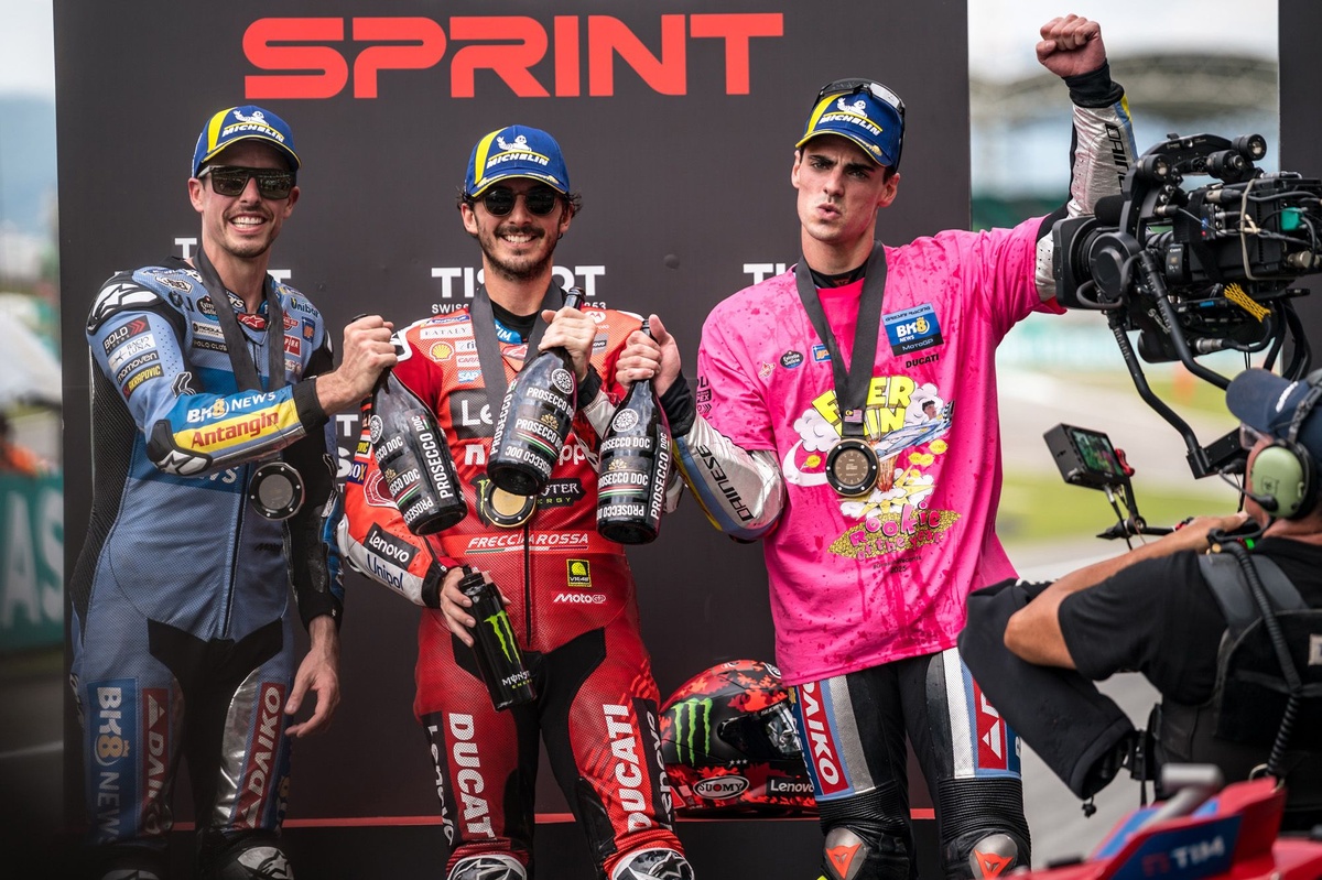 Bagnaia Dominates Sepang Sprint in Commanding Display of Speed and Control