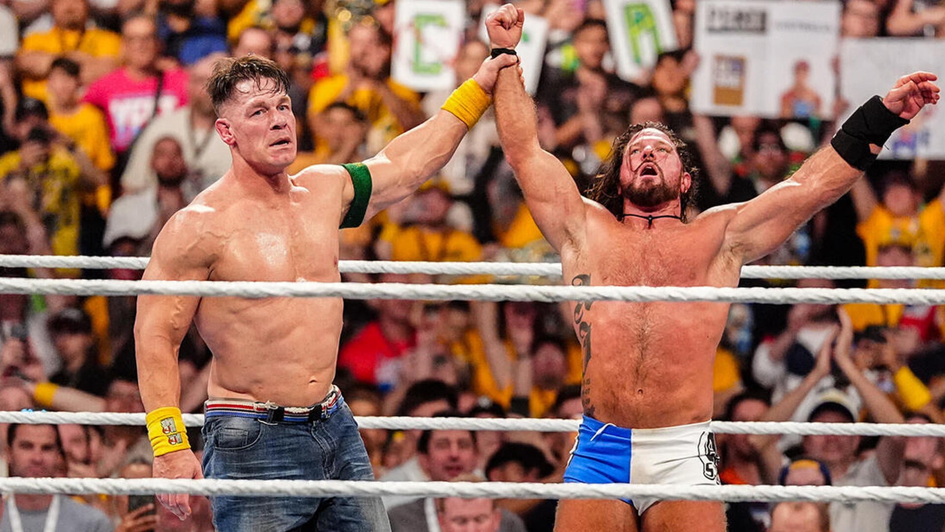 Samoa Joe Offers Insights on AJ Styles and John Cena’s WWE Crown Jewel Tribute and Approaching Retirements.
