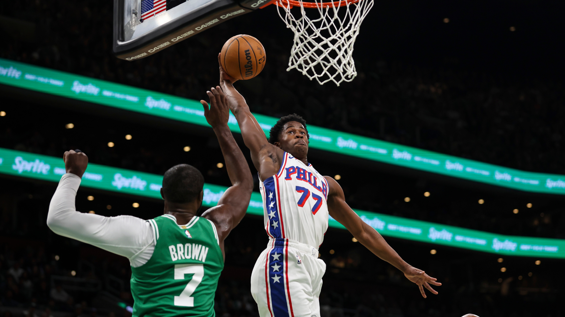 VJ Edgecombe’s Record-Breaking Debut Anchors Philadelphia 76ers’ Dramatic Opening Night Victory Over Boston Celtics.