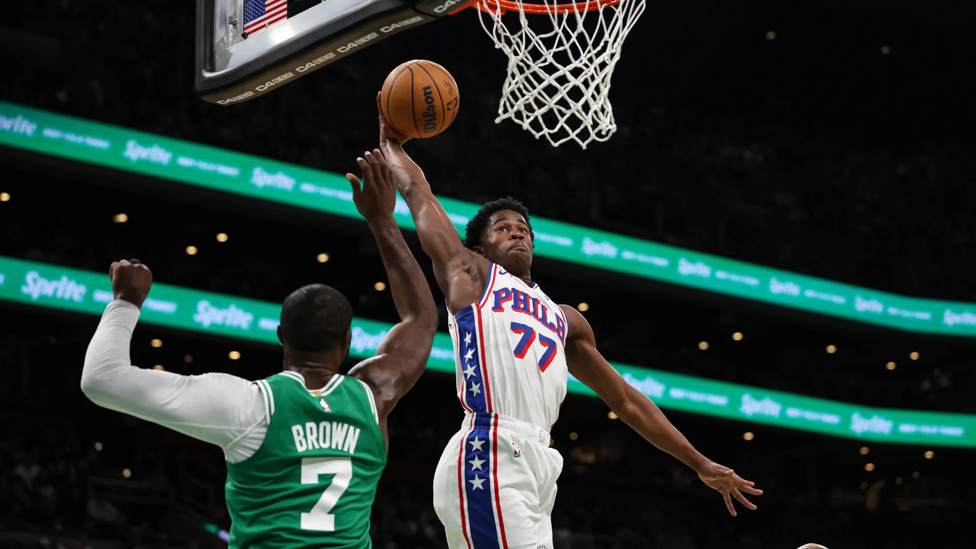 VJ Edgecombe’s Record-Breaking Debut Anchors Philadelphia 76ers’ Dramatic Opening Night Victory Over Boston Celtics.