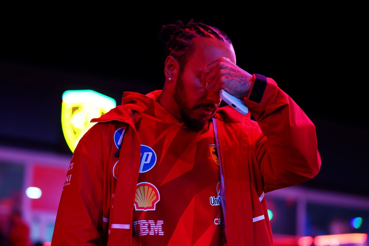 Hamilton Addresses Ferrari Turmoil Amidst Chairman’s Scrutiny Following Brazilian GP Disappointment.